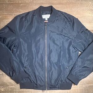 Michael Kors Navy Bomber Jacket - Men’s Small - Classic Streetwear
